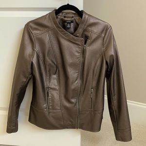 Alfani Faux Leather Jacket